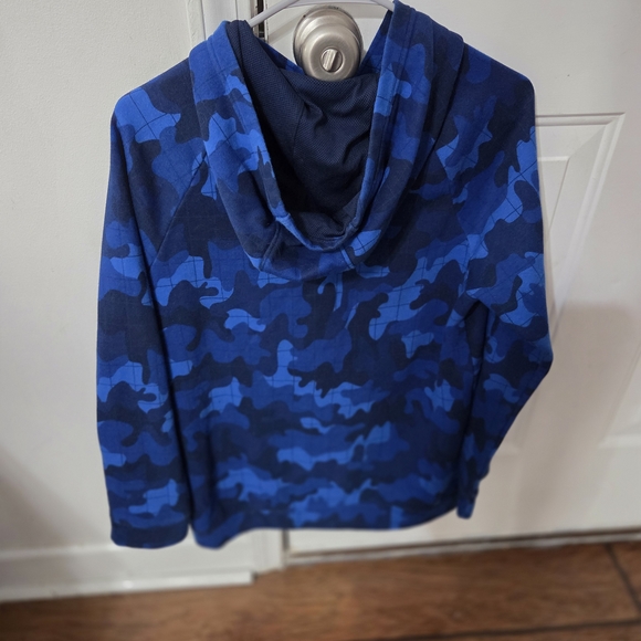 Xersion Kids Blue Pattern Hoodie 18/20 - Picture 3 of 3